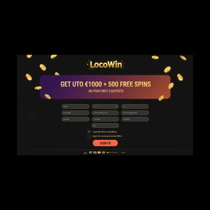 LocoWin Casino Signup